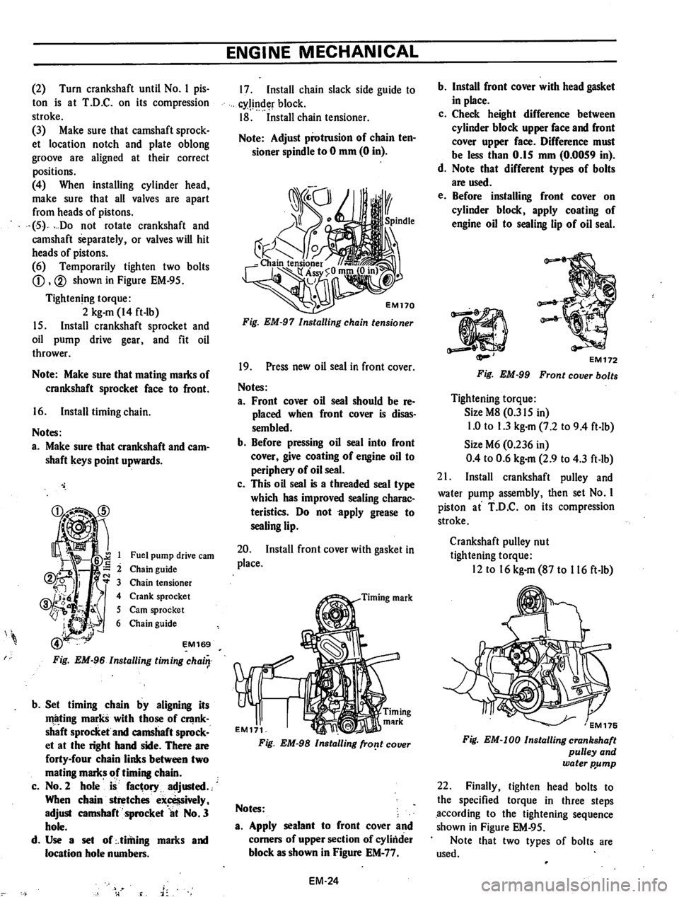 DATSUN 710 1974  Service Manual 