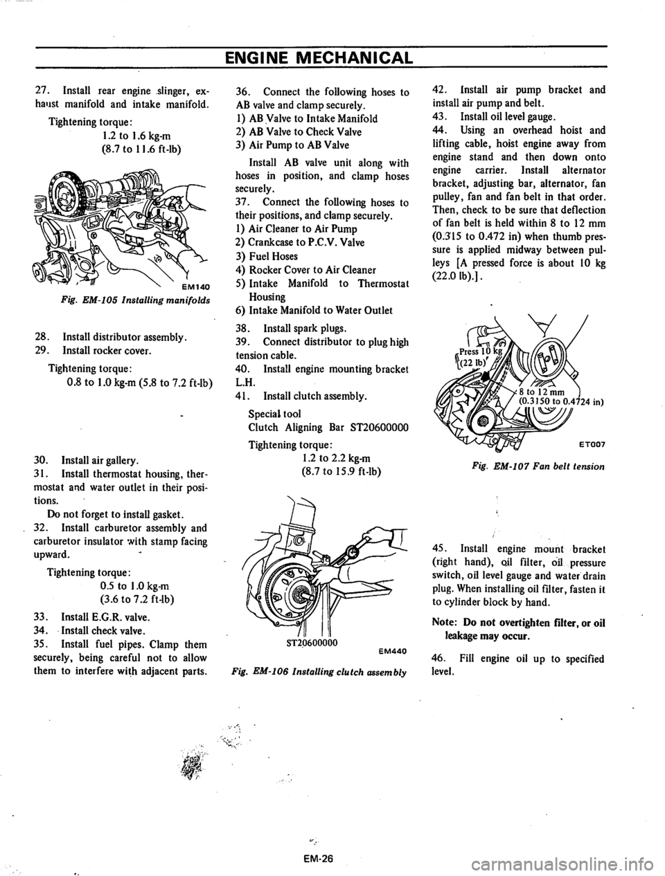 DATSUN 710 1974  Service Manual 