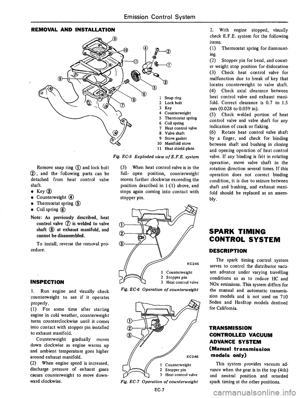 DATSUN 710 1975  Service Manual 