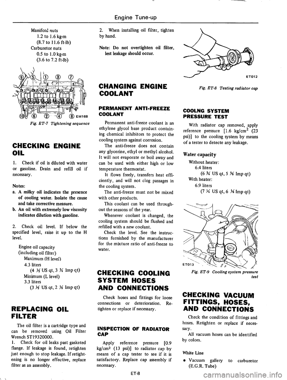 DATSUN 710 1975  Service Manual 