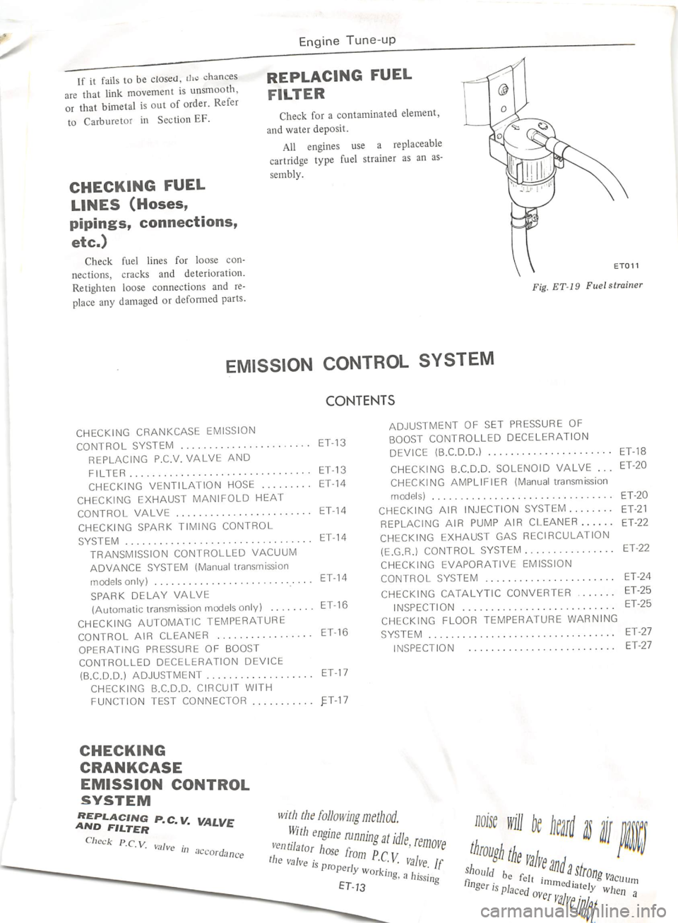 DATSUN 710 1975  Service Manual 