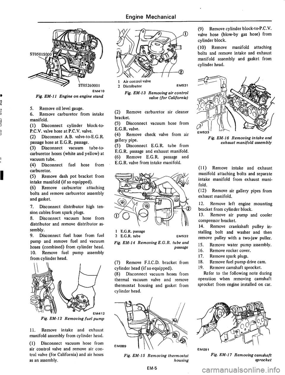 DATSUN 710 1975  Service Manual 