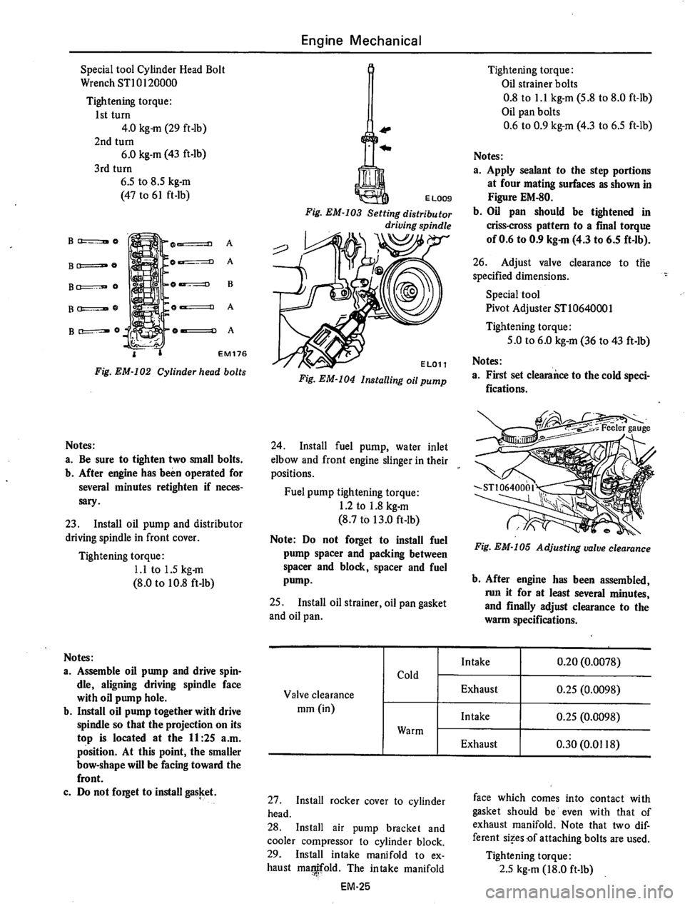 DATSUN 710 1975  Service Manual 