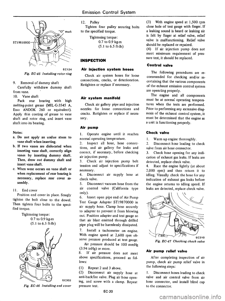 DATSUN 710 1976  Service Manual 