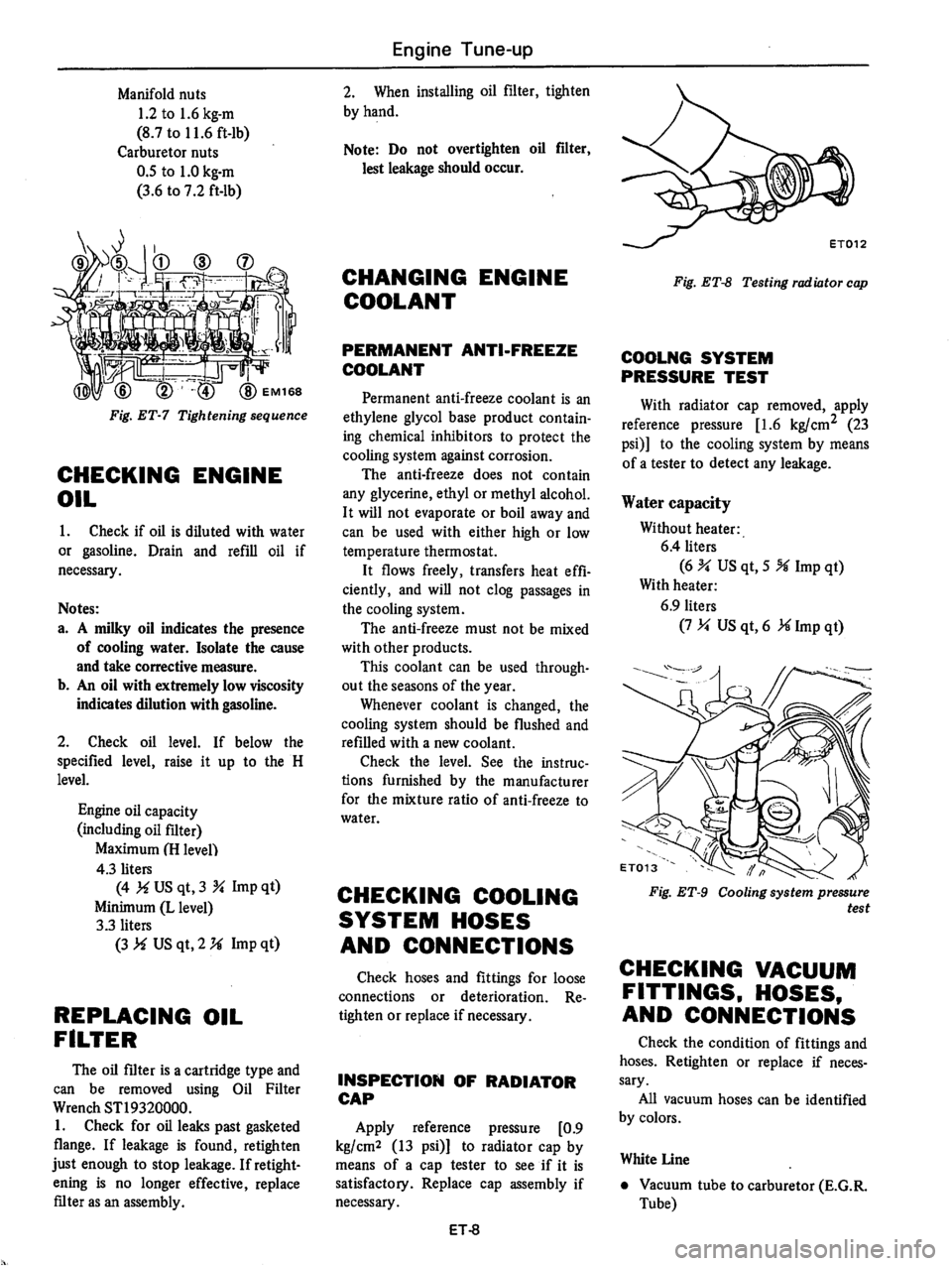 DATSUN 710 1976  Service Manual 