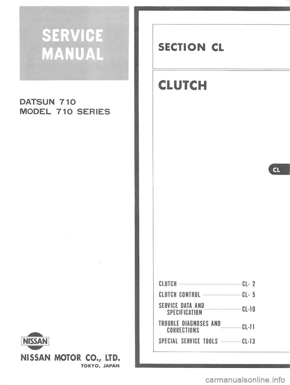 DATSUN 710 1976  Service Manual 