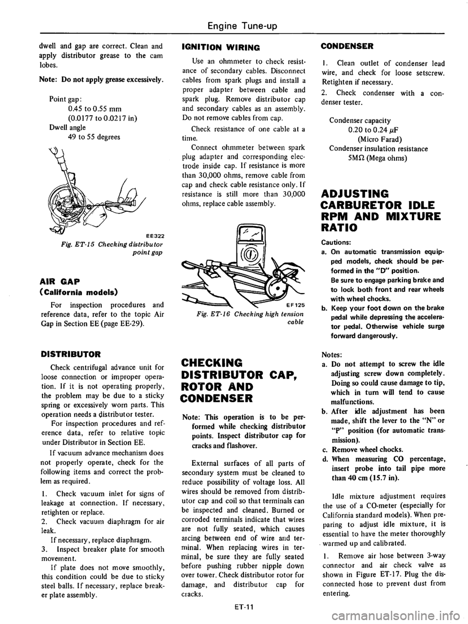 DATSUN 710 1976  Service Manual 