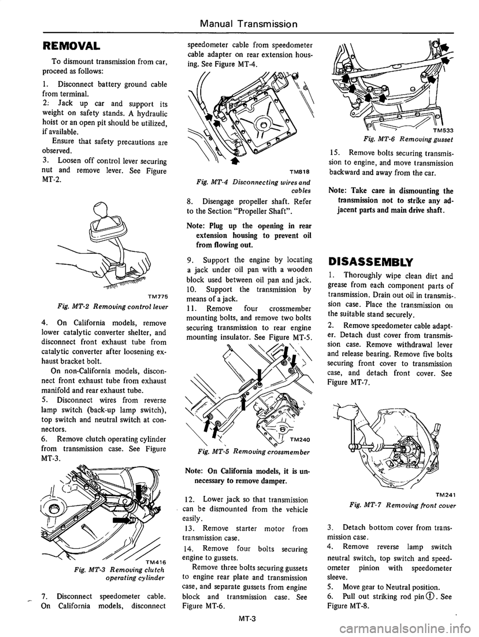 DATSUN 710 1976  Service Manual 