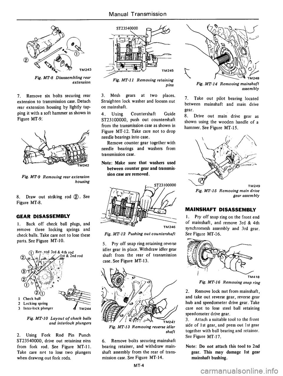 DATSUN 710 1976  Service Manual 