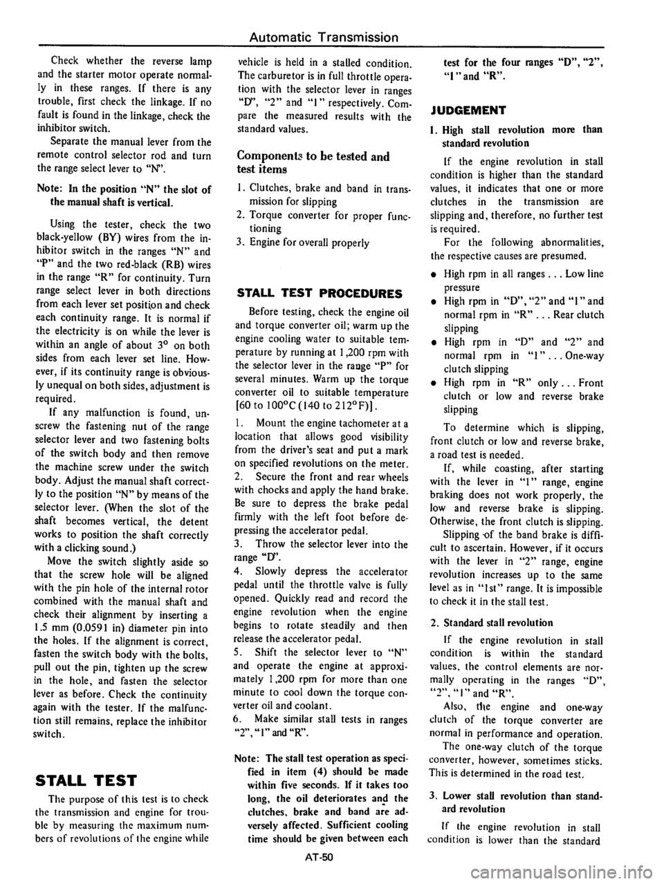 DATSUN 710 1976  Service Manual 