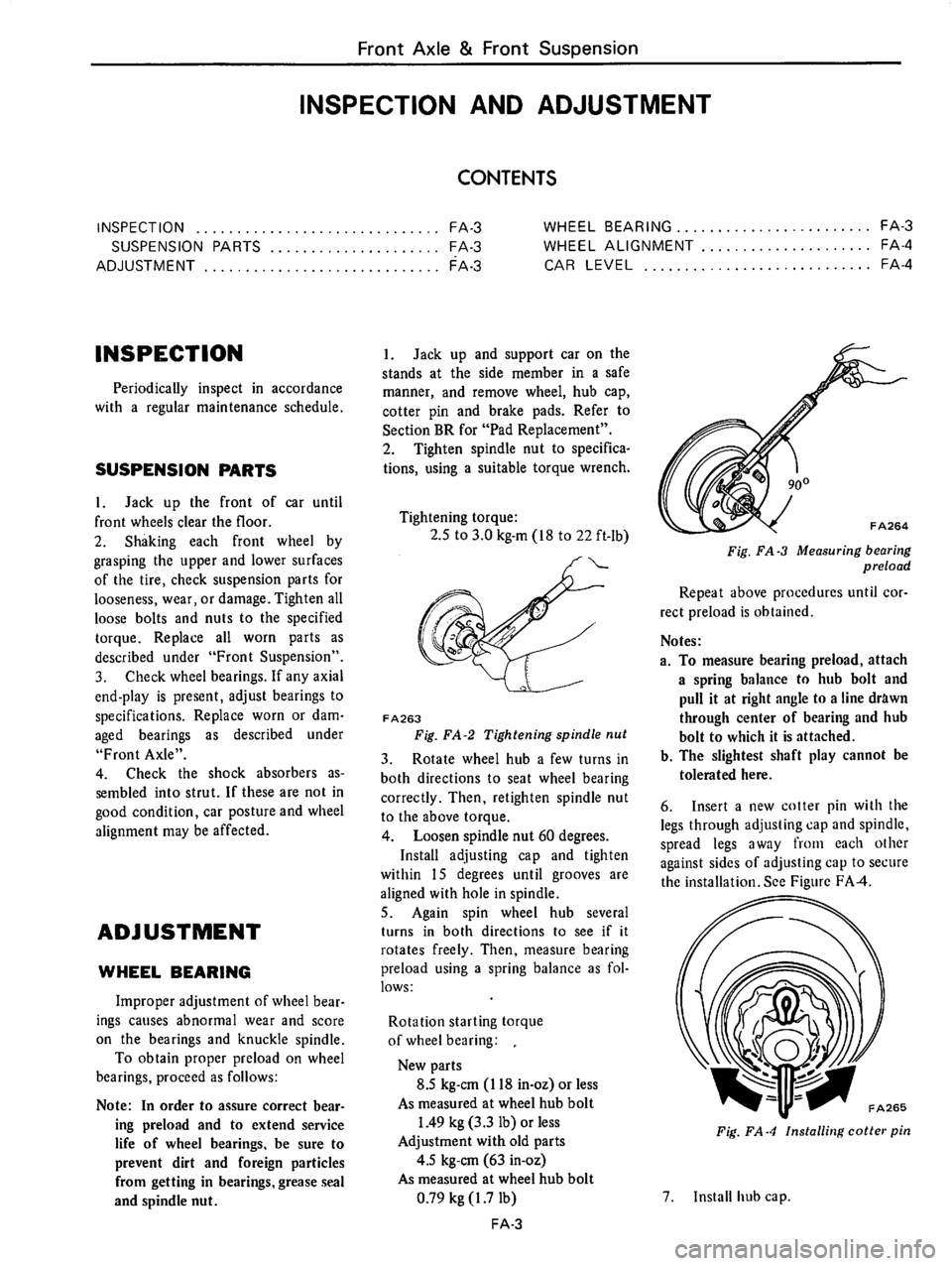 DATSUN 710 1976  Service Manual 
