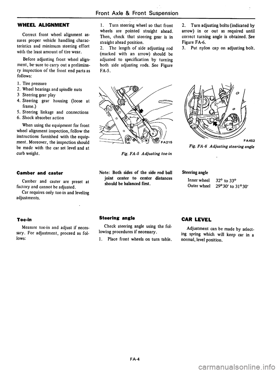 DATSUN 710 1976  Service Manual 