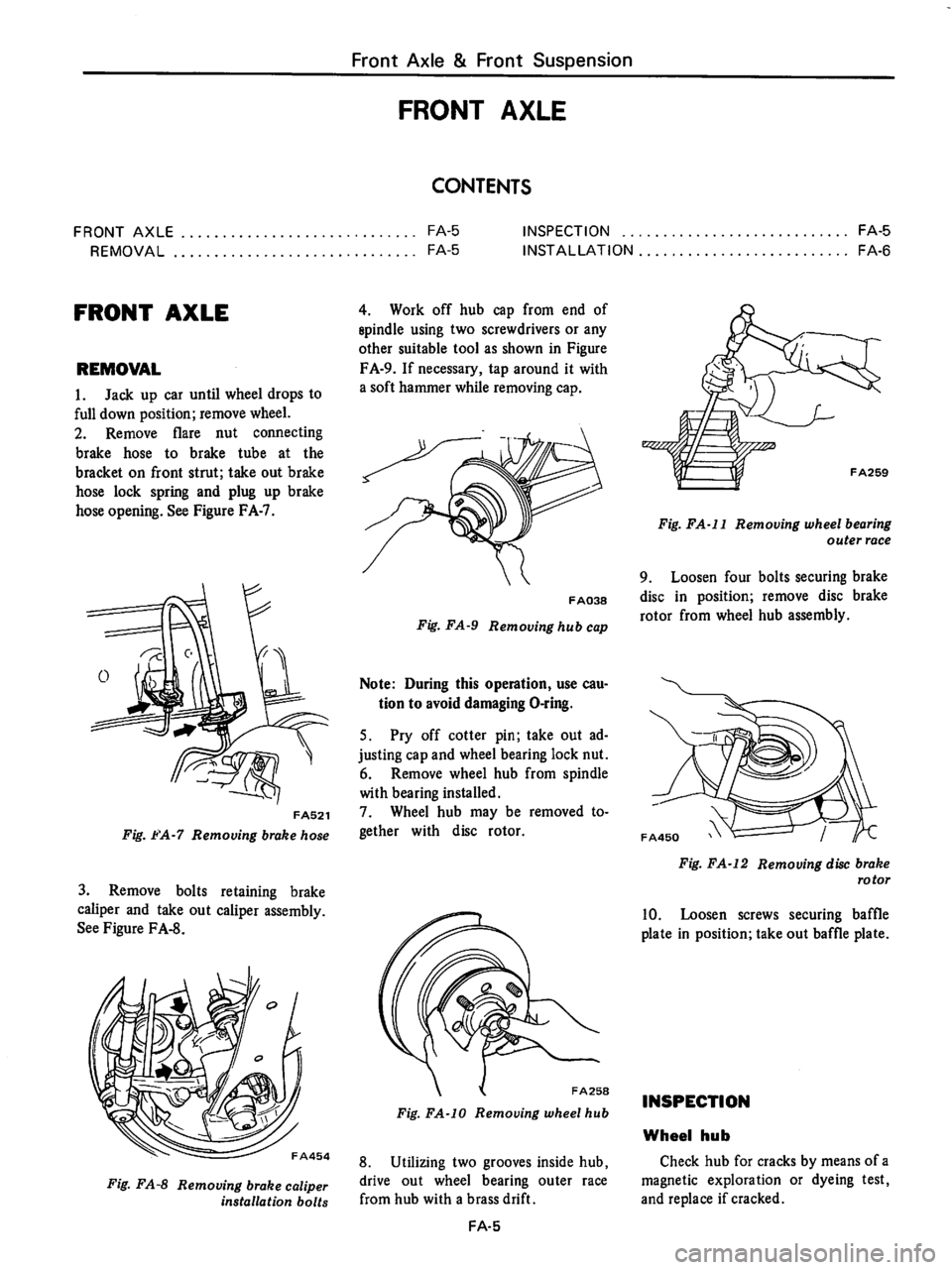 DATSUN 710 1976  Service Manual 
