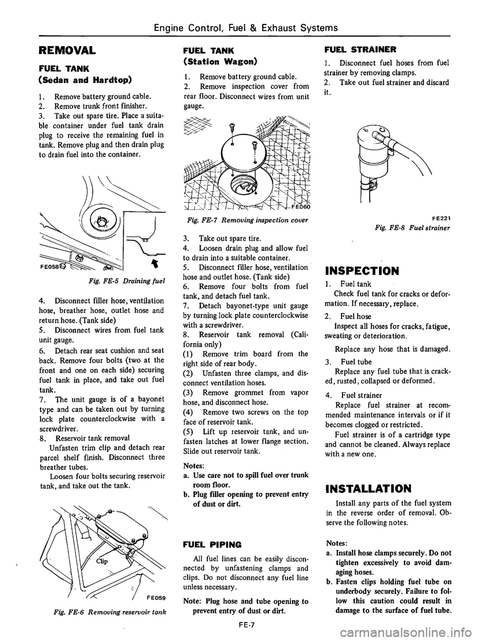 DATSUN 710 1976  Service Manual 