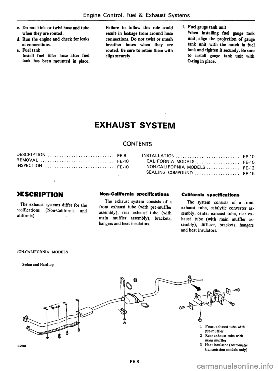 DATSUN 710 1976  Service Manual 