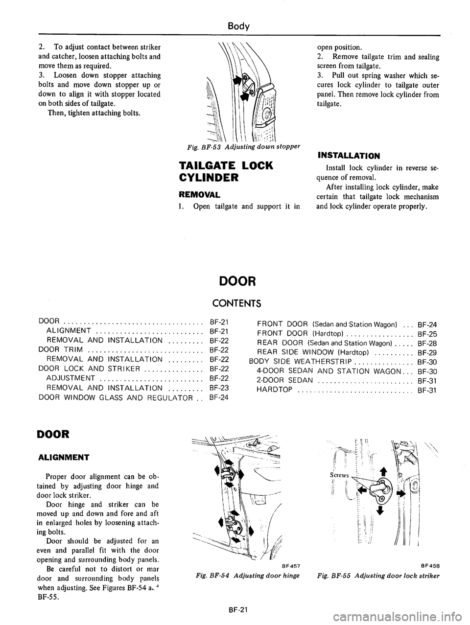 DATSUN 710 1976  Service Manual 