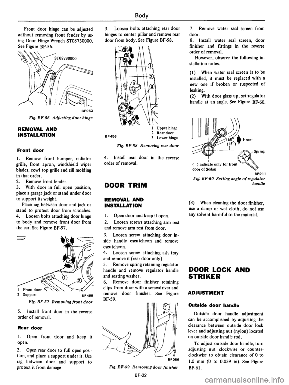 DATSUN 710 1976  Service Manual 
