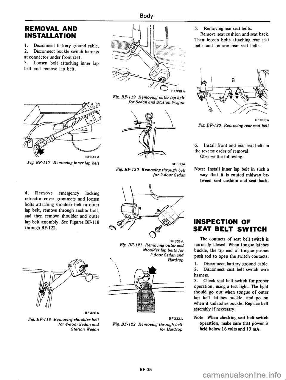 DATSUN 710 1976  Service Manual 