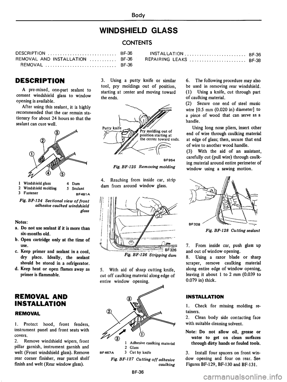 DATSUN 710 1976  Service Manual 