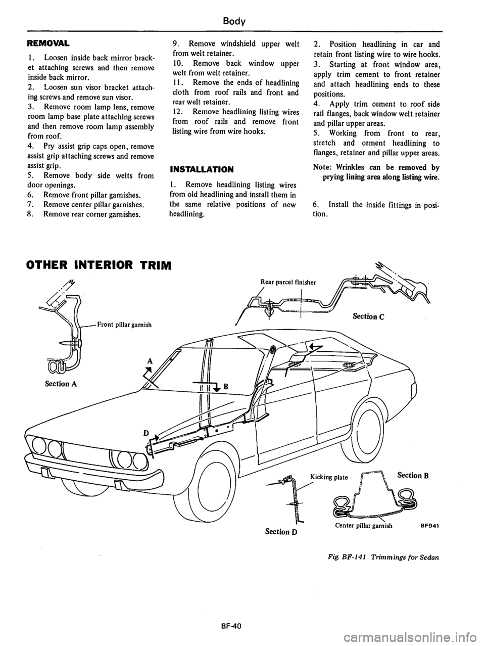 DATSUN 710 1976  Service Manual 