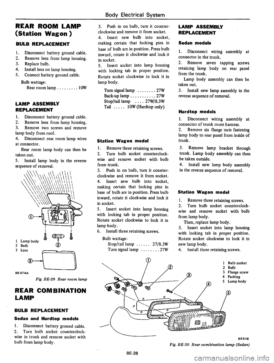 DATSUN 710 1976  Service Manual 