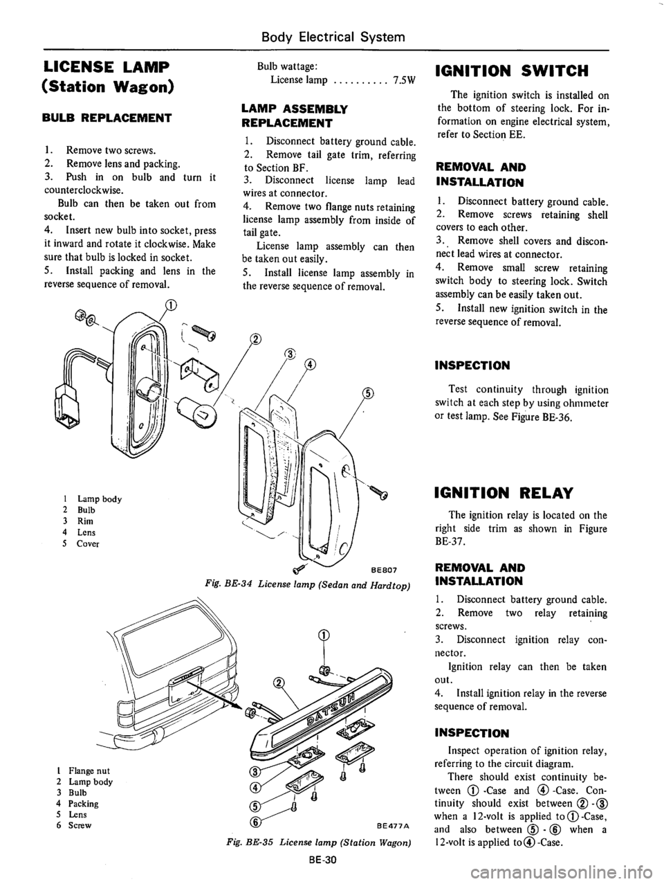 DATSUN 710 1976  Service Manual 