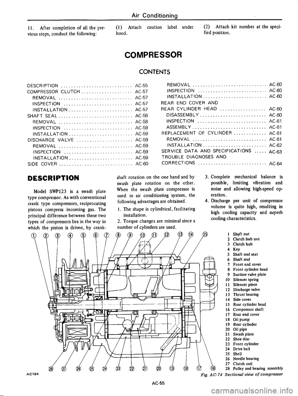 DATSUN 710 1976  Service Manual 