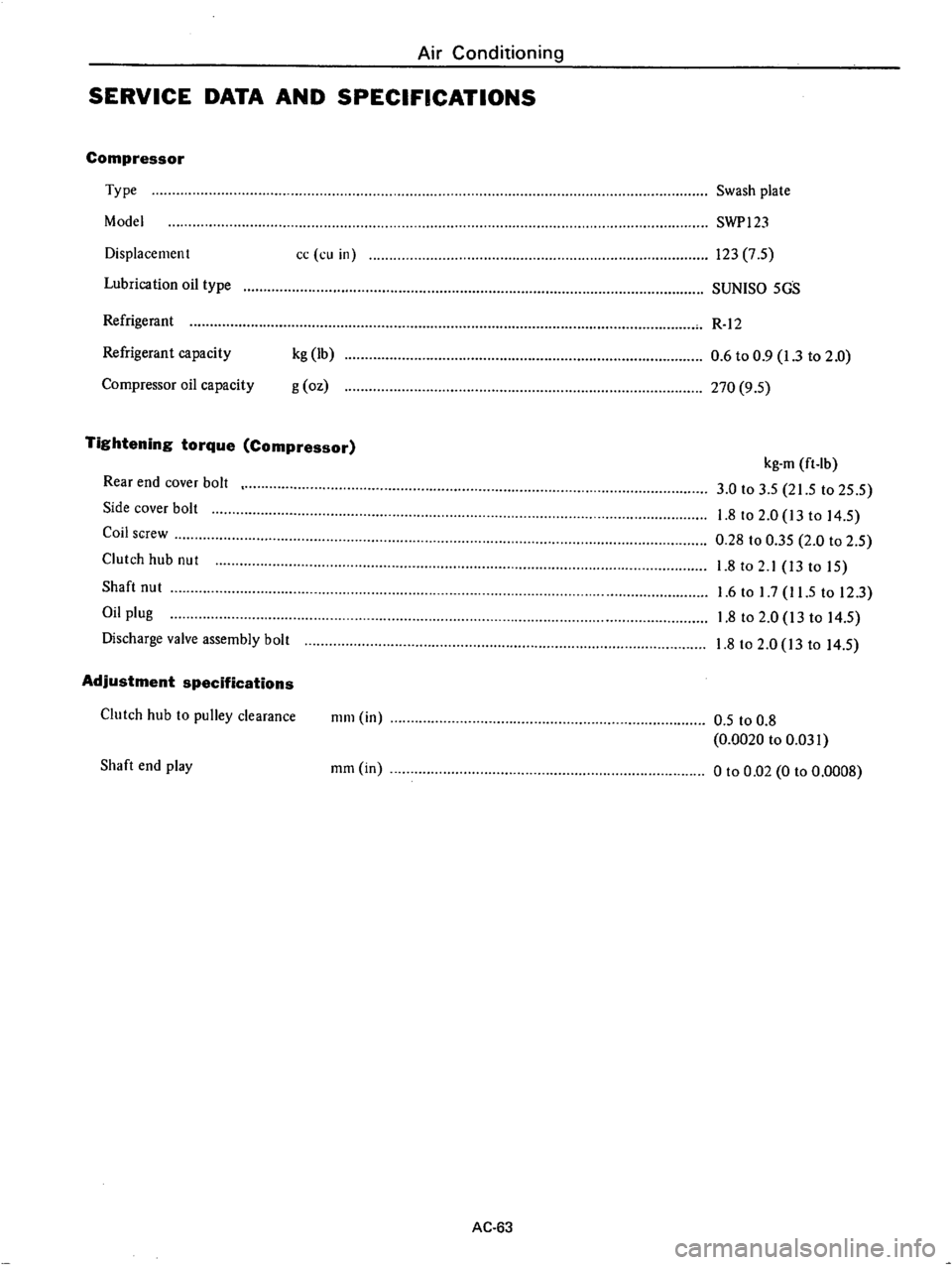 DATSUN 710 1976  Service Manual 