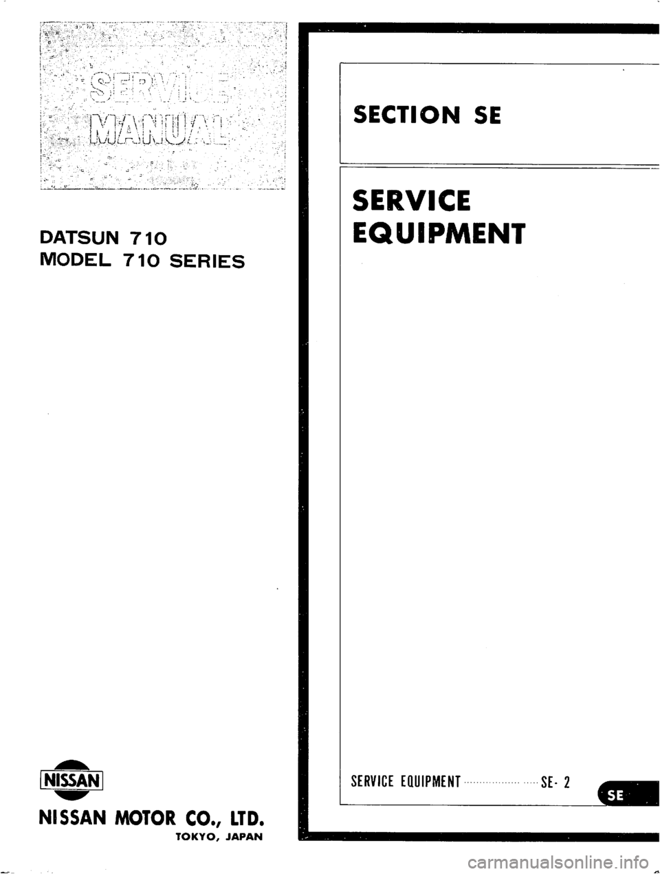 DATSUN 710 1976  Service Manual 