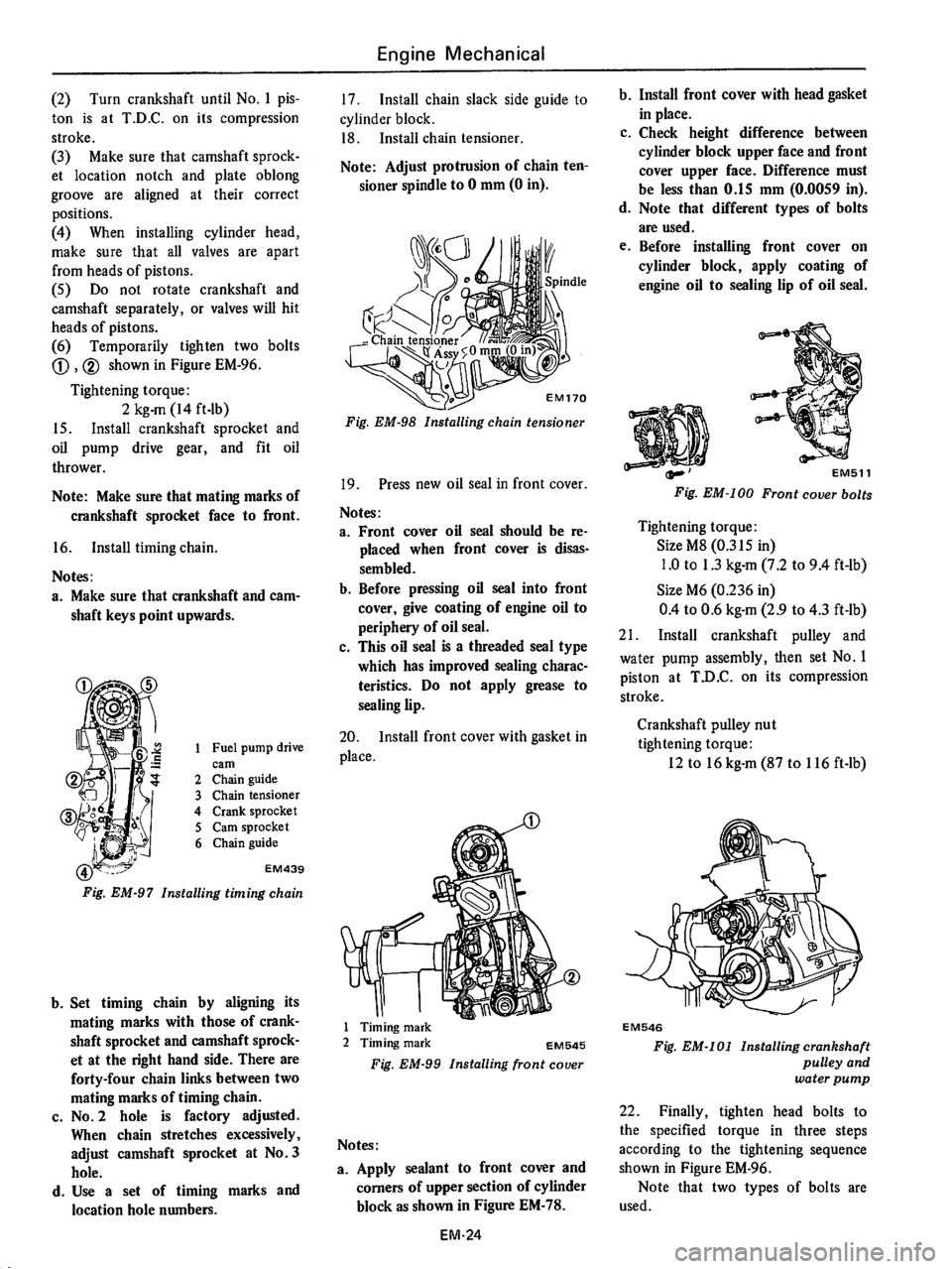 DATSUN 710 1976  Service Manual 