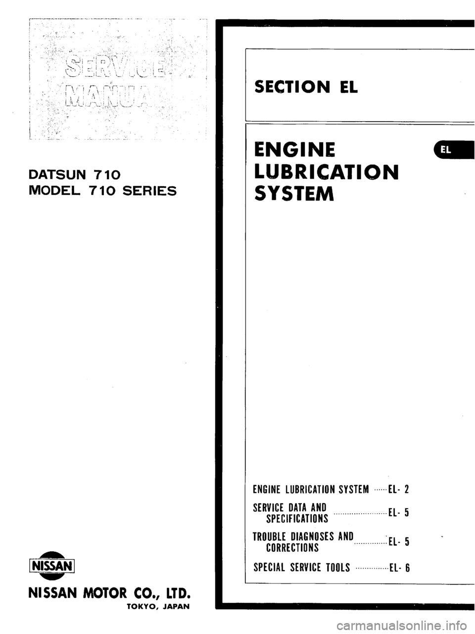 DATSUN 710 1976  Service Manual 