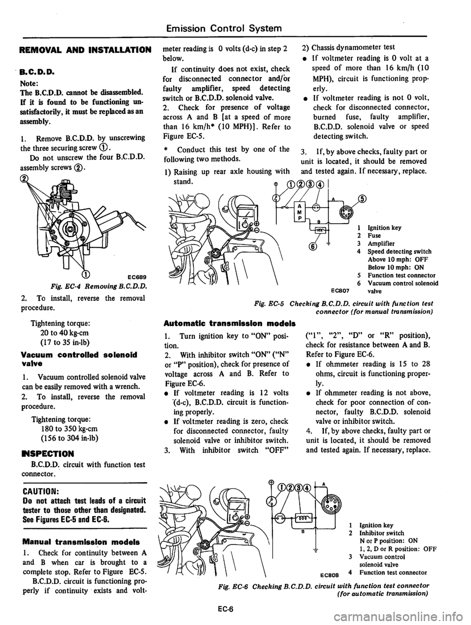 DATSUN 810 1978  Service Manual 