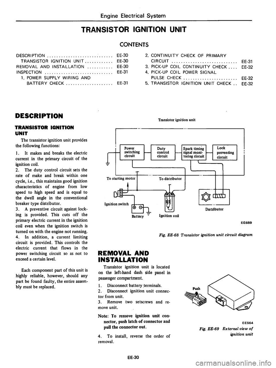 DATSUN 810 1978  Service Manual 