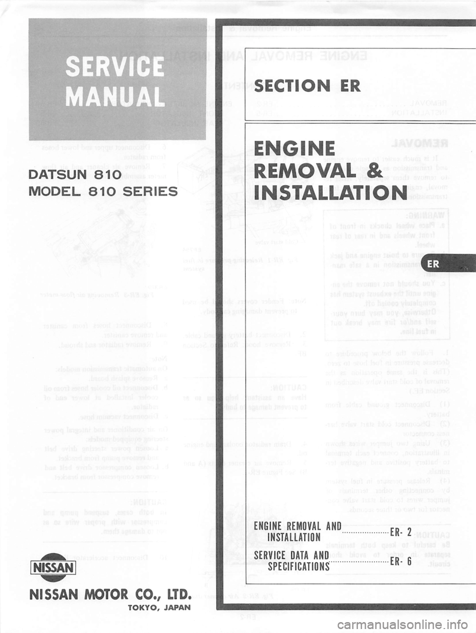 DATSUN 810 1978  Service Manual 