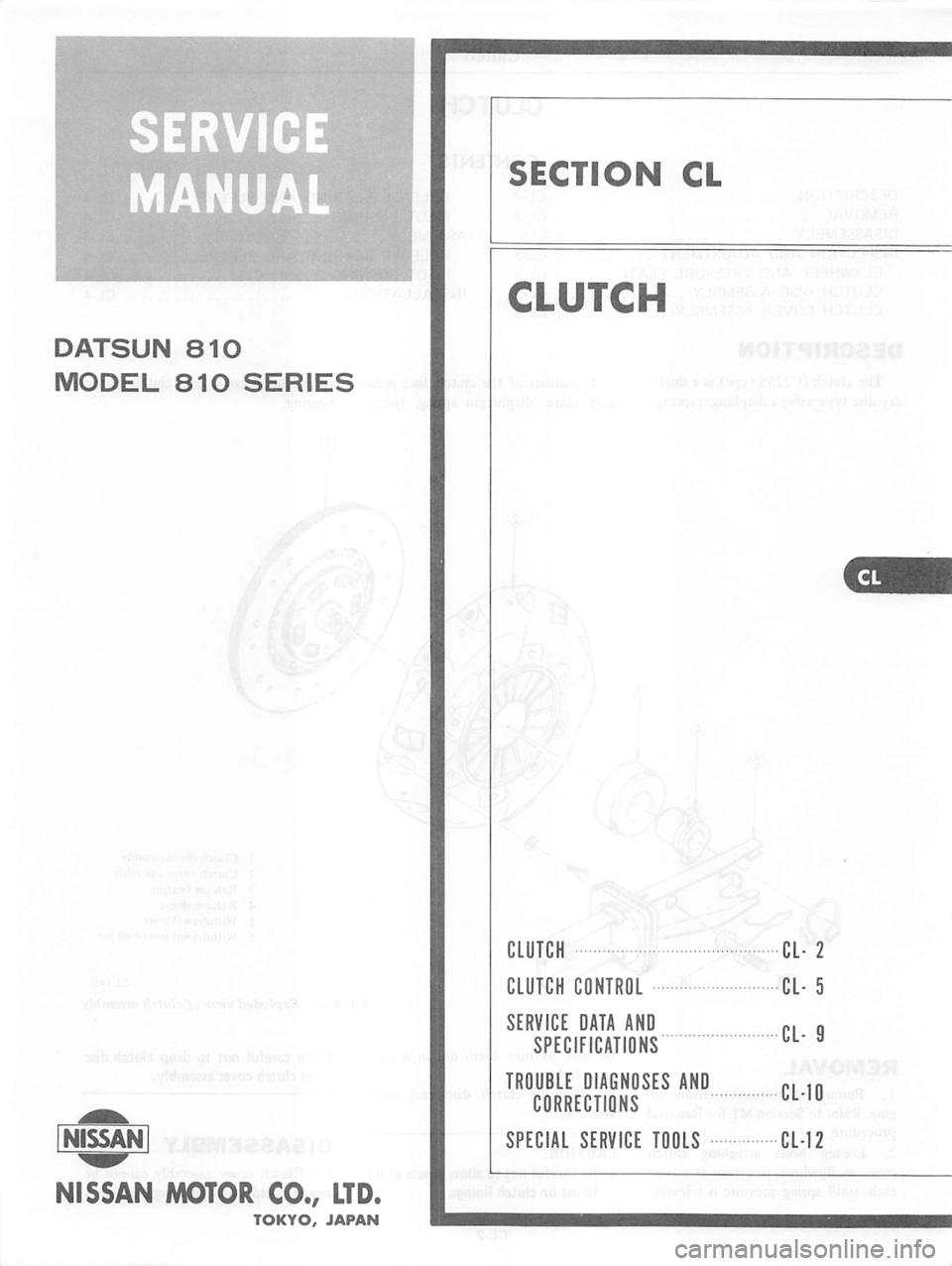 DATSUN 810 1978  Service Manual 