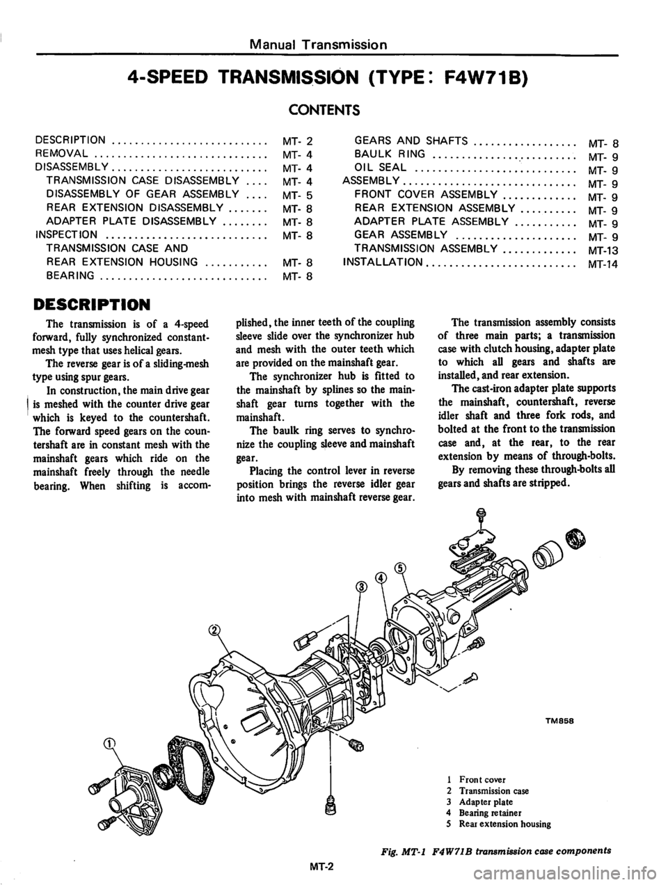 DATSUN 810 1978  Service Manual 