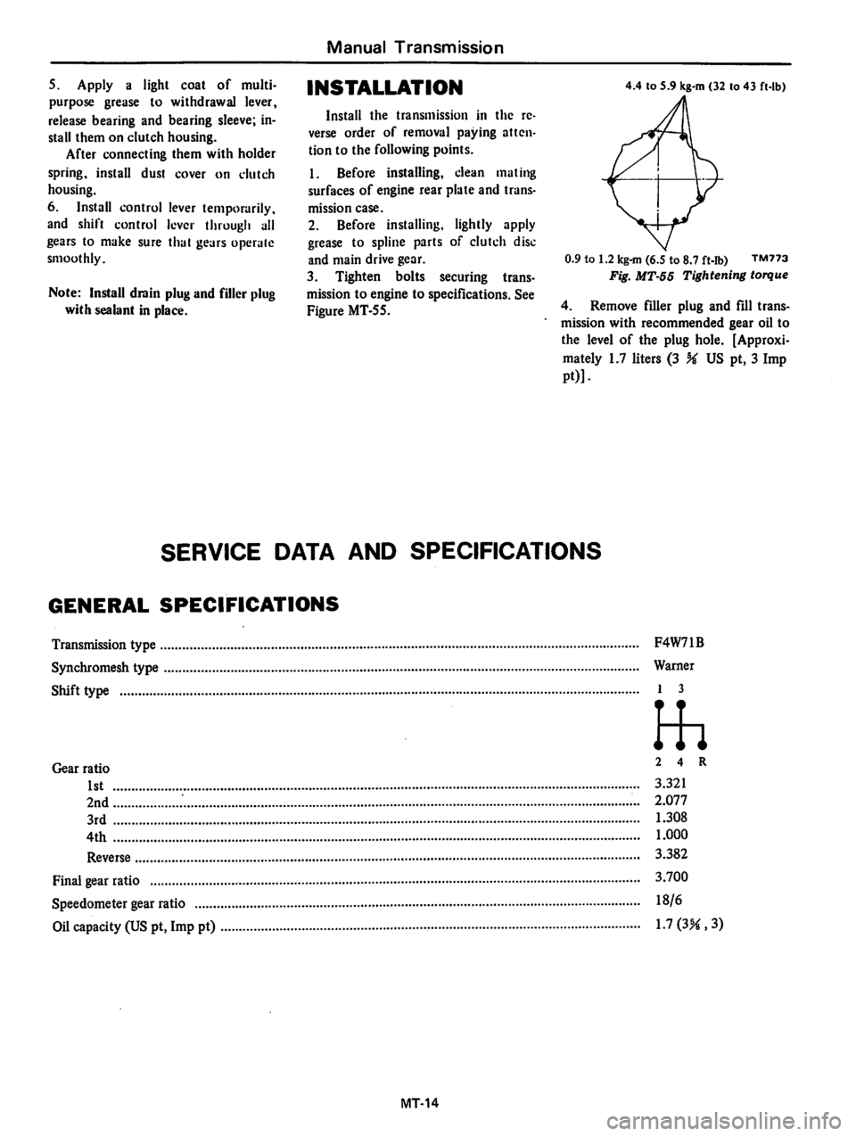 DATSUN 810 1978  Service Manual 