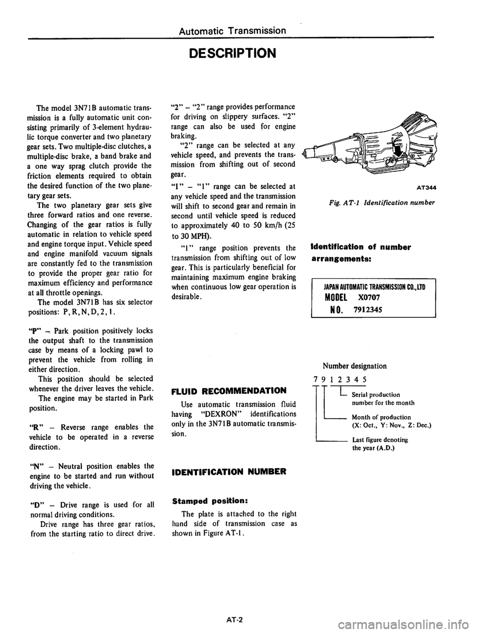 DATSUN 810 1978  Service Manual 