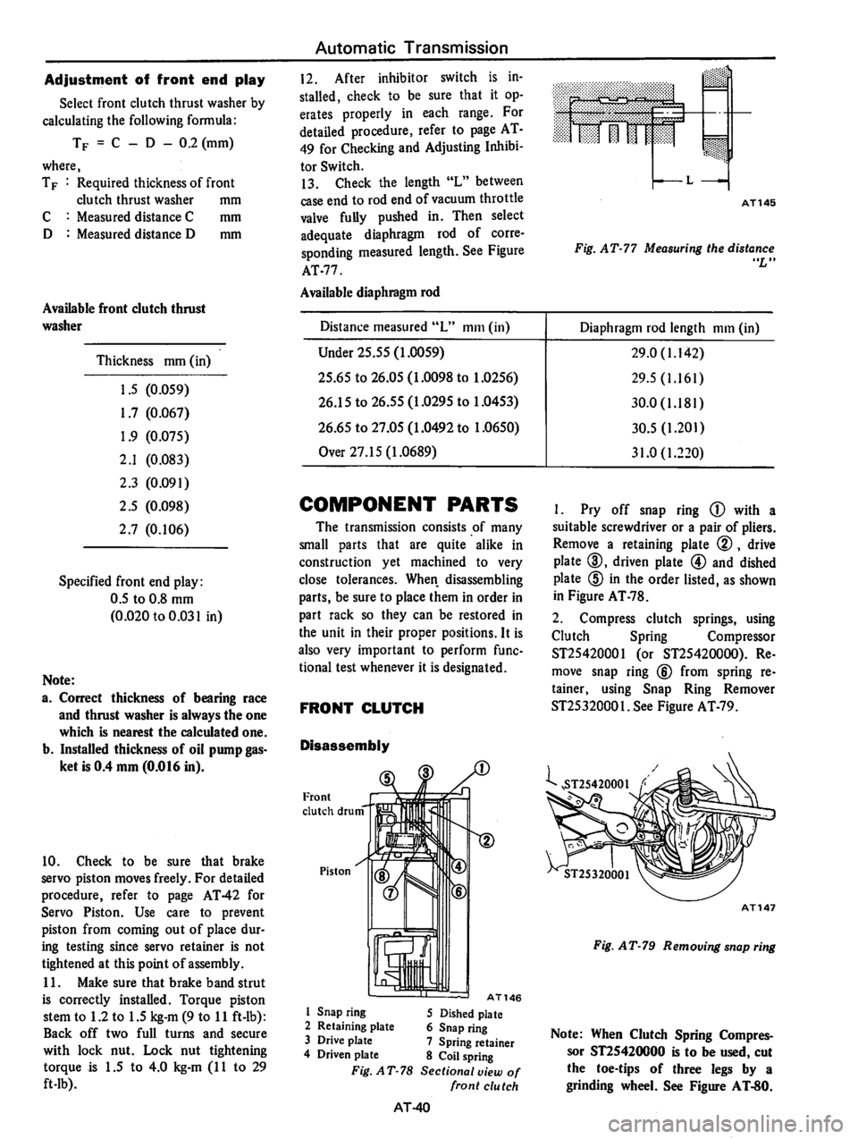 DATSUN 810 1978  Service Manual 