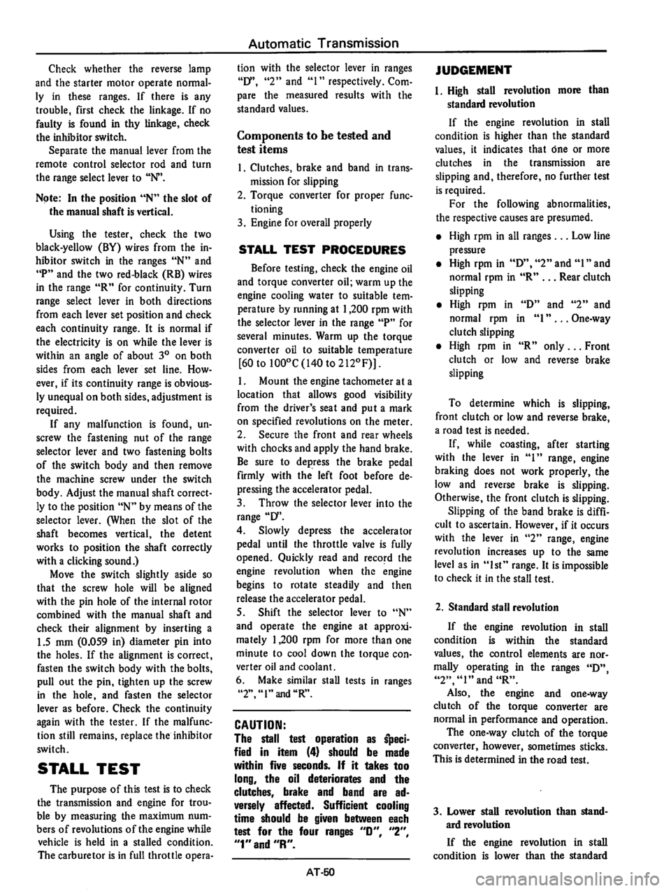 DATSUN 810 1978  Service Manual 