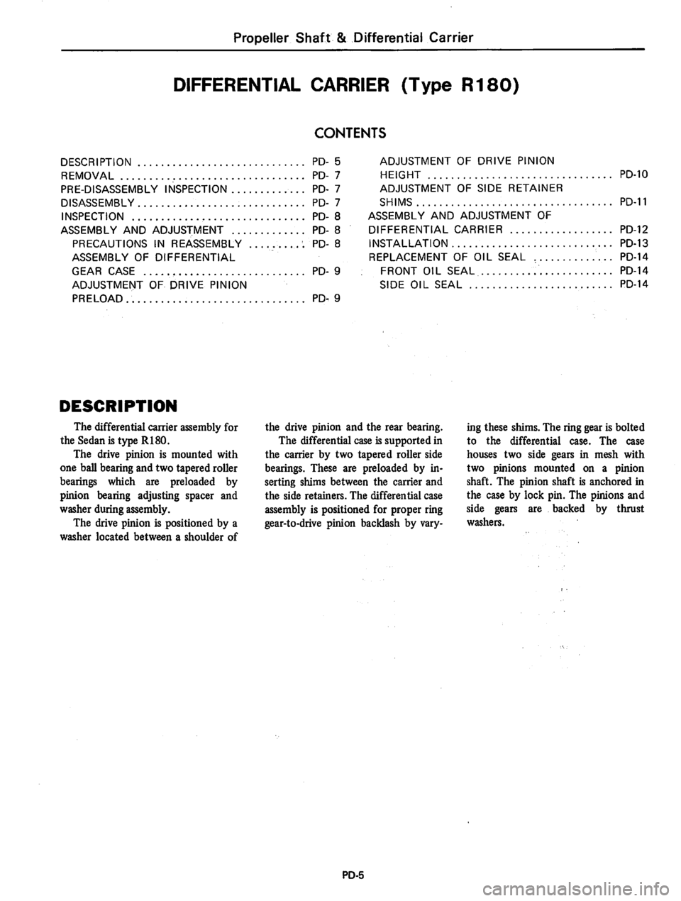 DATSUN 810 1978  Service Manual 