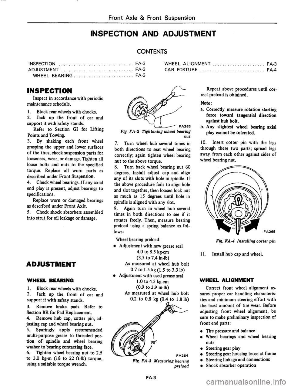 DATSUN 810 1978  Service Manual 