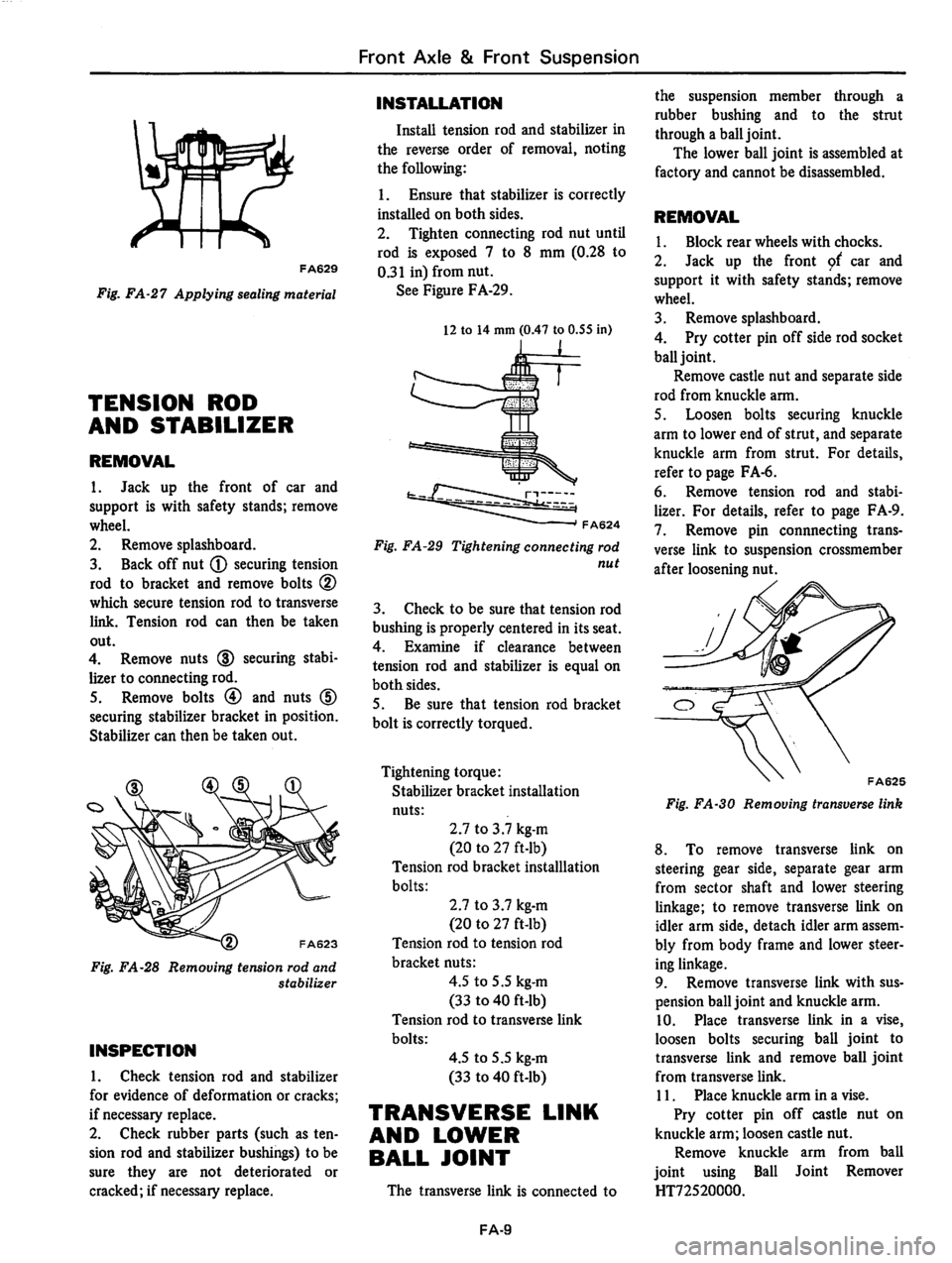 DATSUN 810 1978  Service Manual 