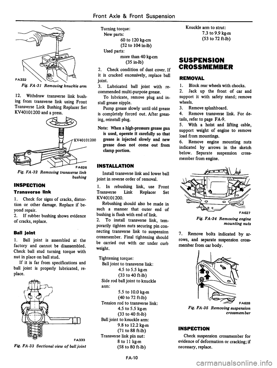 DATSUN 810 1978  Service Manual 