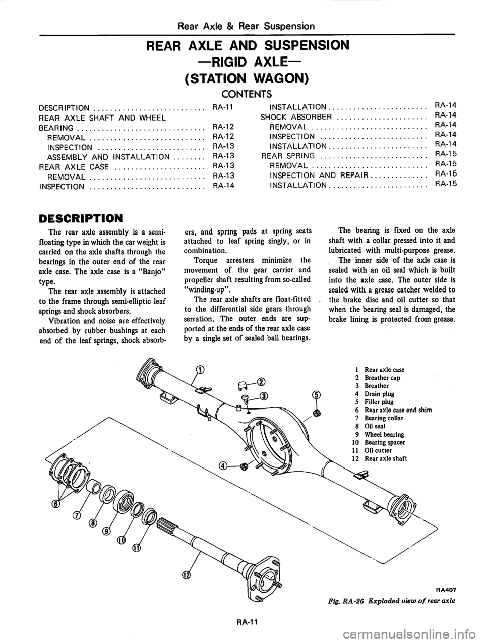 DATSUN 810 1978  Service Manual 