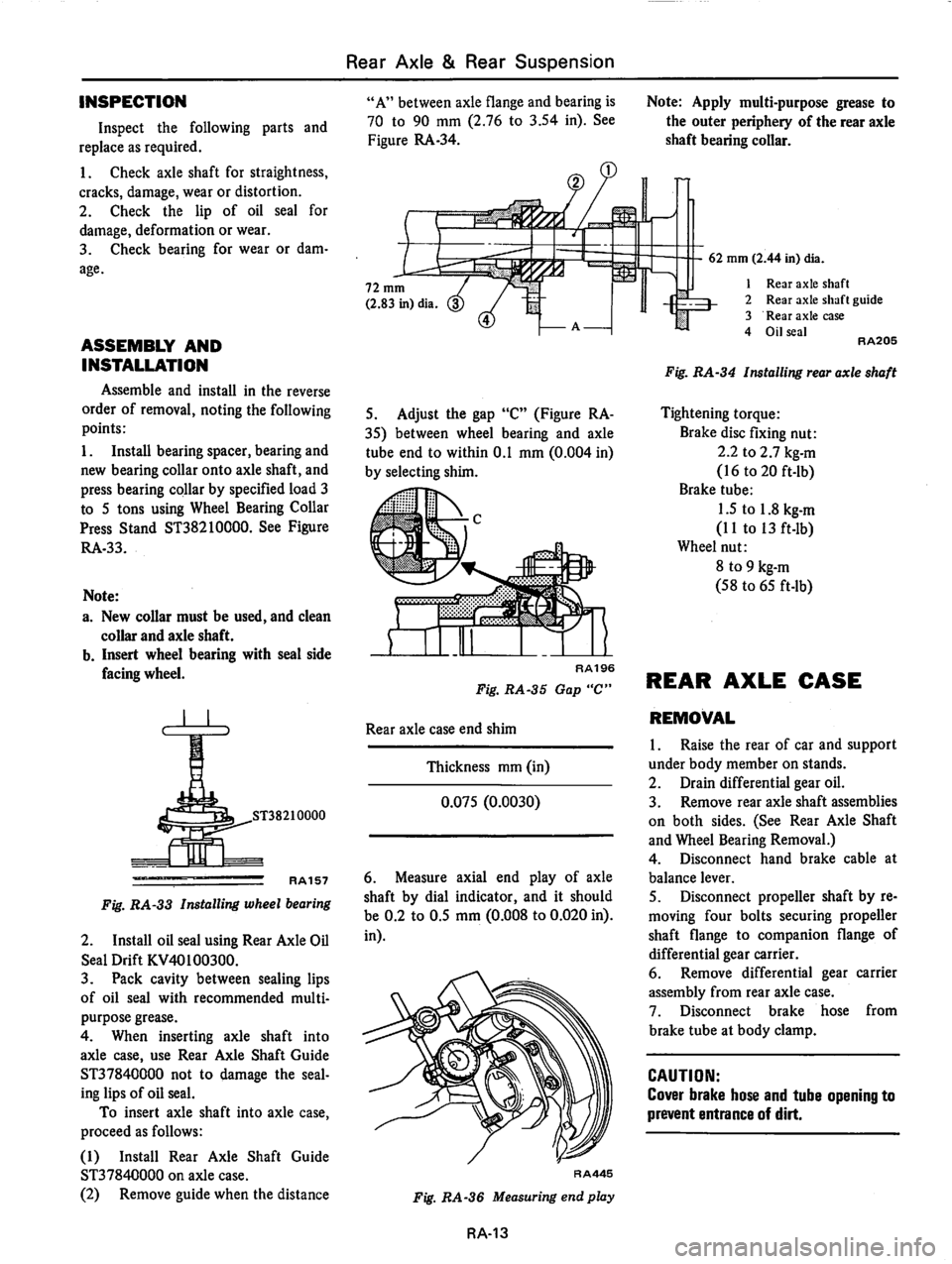 DATSUN 810 1978  Service Manual 
