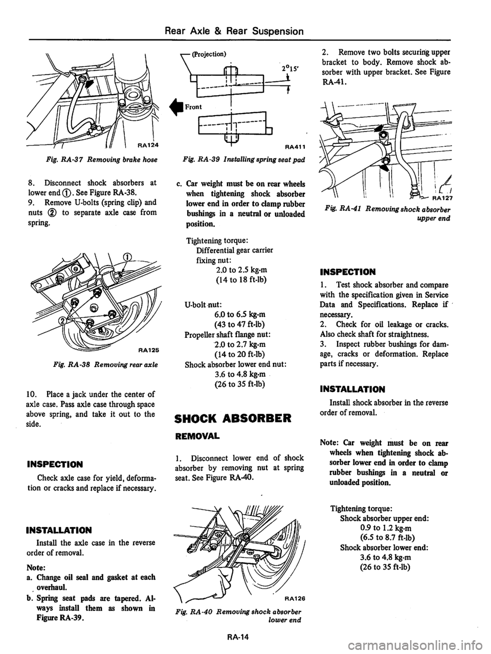 DATSUN 810 1978  Service Manual 