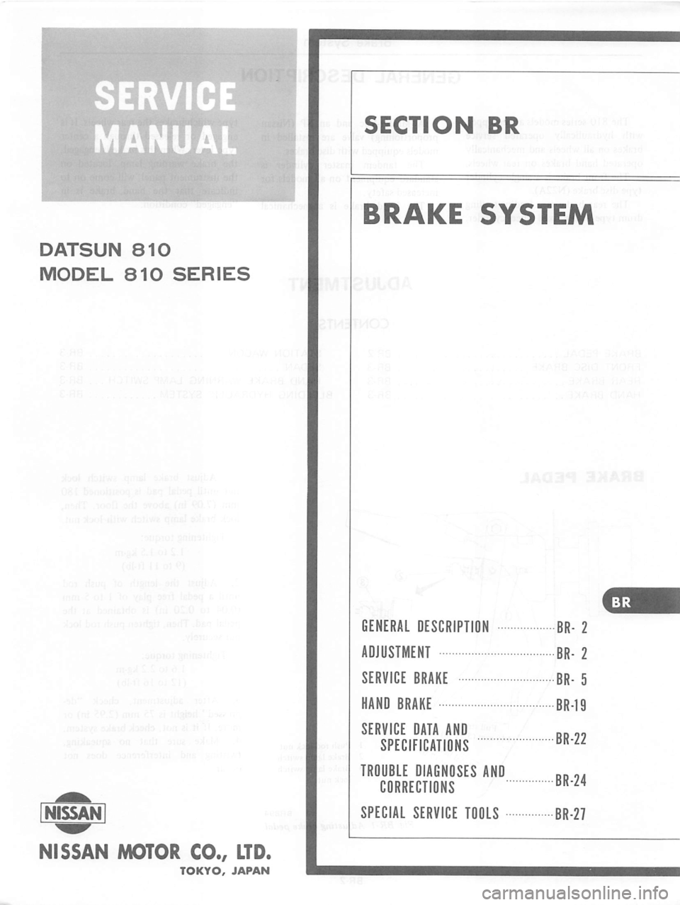 DATSUN 810 1978  Service Manual 