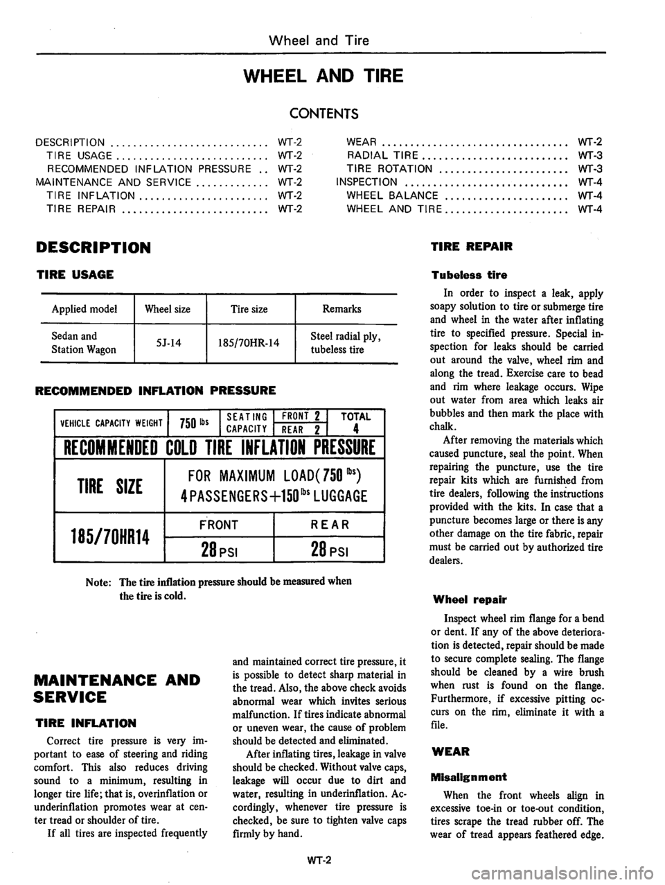 DATSUN 810 1978  Service Manual 
