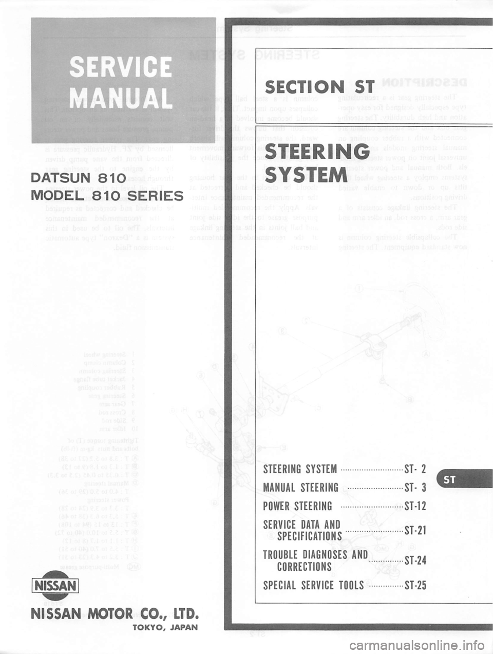 DATSUN 810 1978  Service Manual 